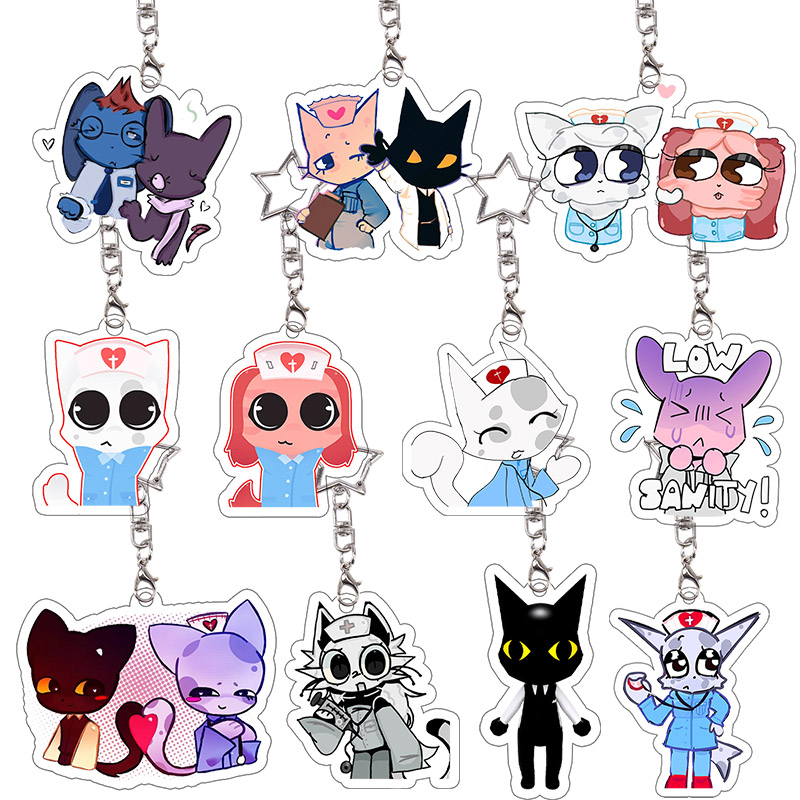 Party Games Animals - Animal Hospital Keyring Furry Secret Agent