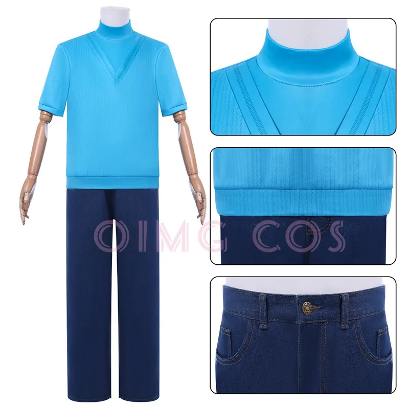 Party Games Minecraft - Steve Cosplay Costume Adult Carnival Uniform