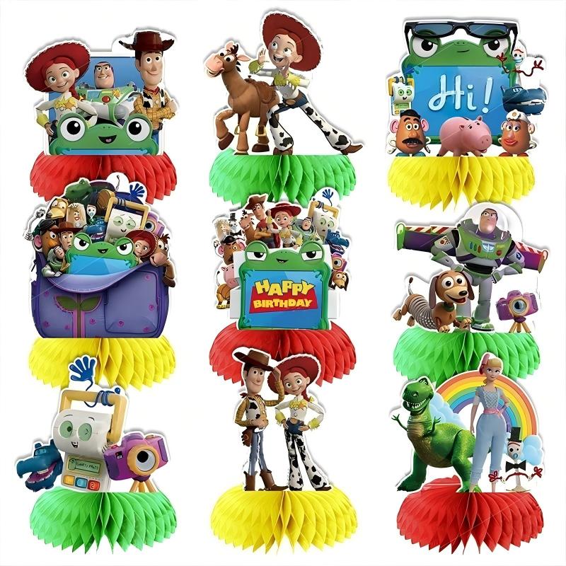 Party Games Crazy - Toy Story 5 Honeycomb Centerpieces Woody