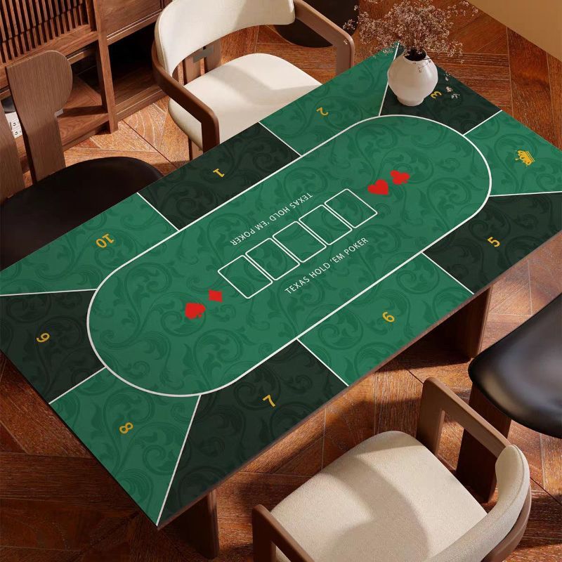 Simple Texas Hold'em Table Mat - Party Games Simple 评论和价格