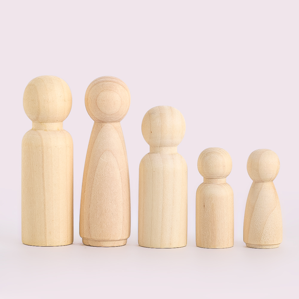 2PCS Wooden Puppet Solidwood C - Party Games Simple 评论和价格