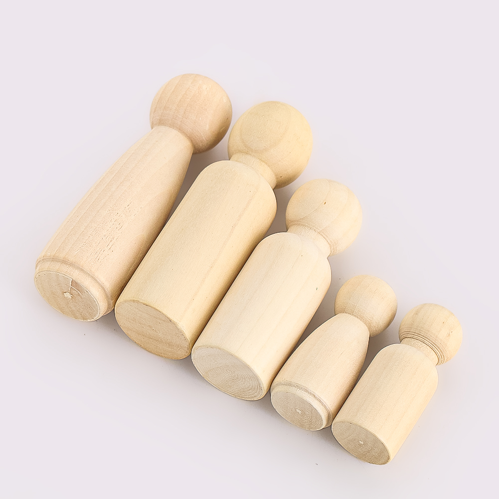 2PCS Wooden Puppet Solidwood C - Party Games Simple 评论和价格