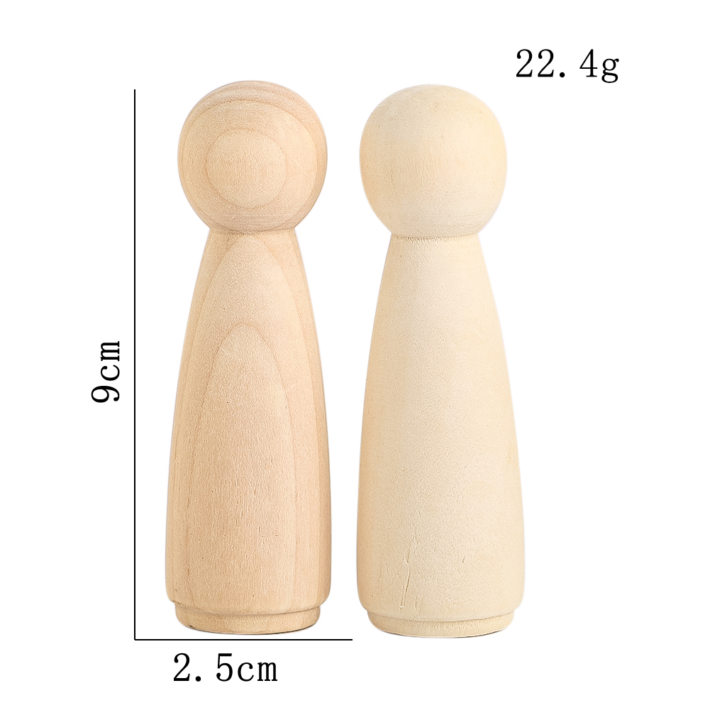 2PCS Wooden Puppet Solidwood C - Party Games Simple 评论和价格