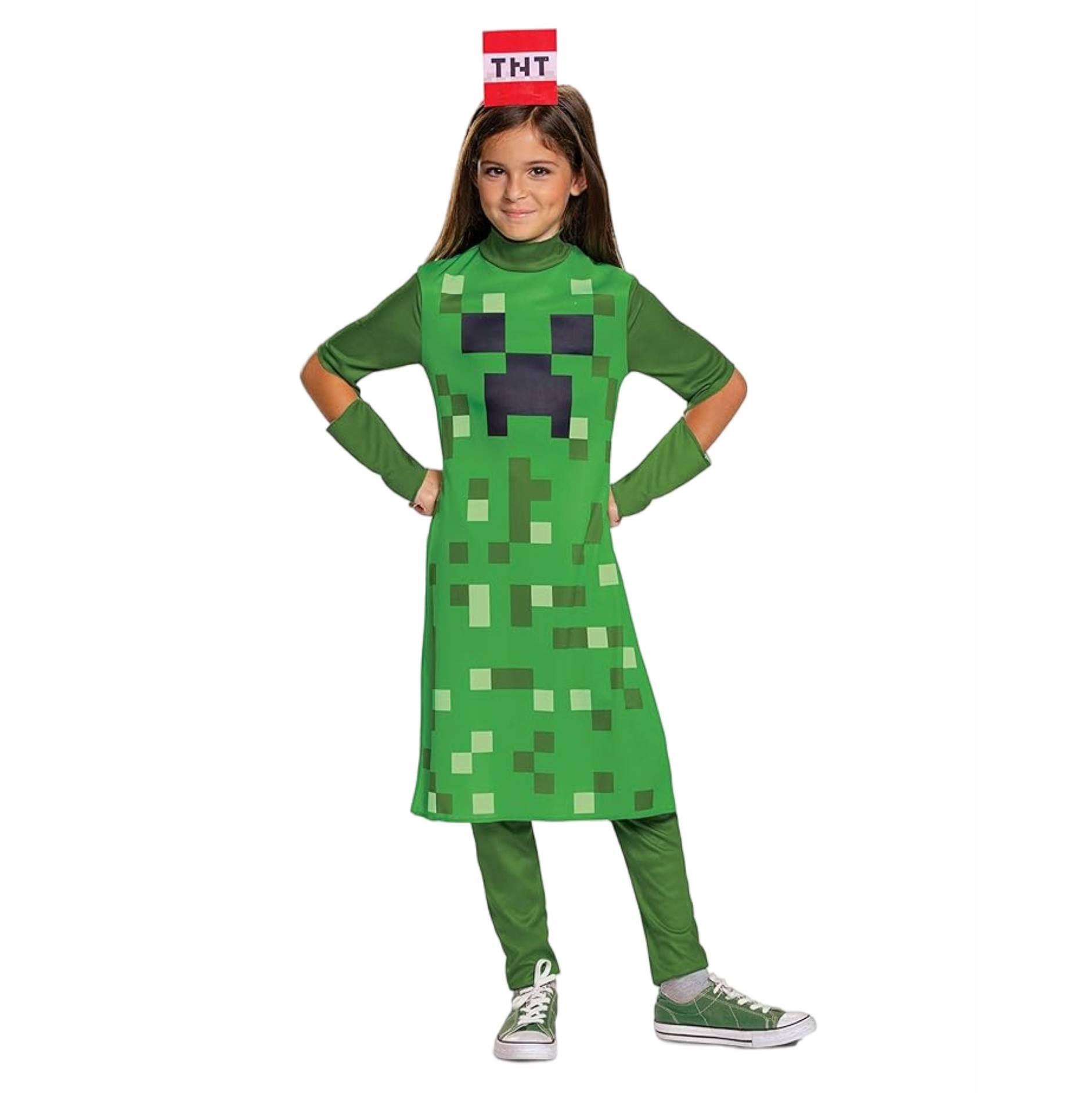 Mine Craft Creeper Girl Classi - Party Games Minecraft 评论和价格