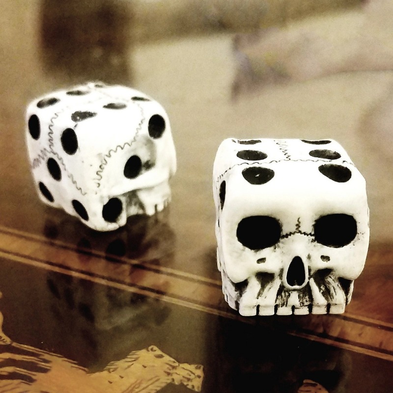 5/10pcs Skeleton Dice Magic Sc - Party Games No Props 评论和价格