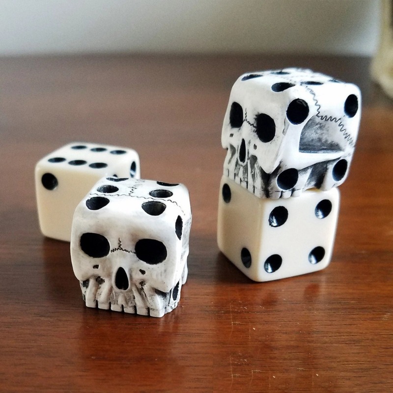 5/10pcs Skeleton Dice Magic Sc - Party Games No Props 评论和价格