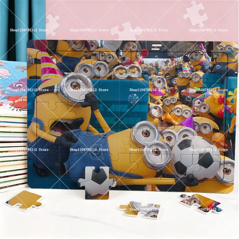 2026 Minions Puzzle Cartoon An - Party Games Simple 评论和价格