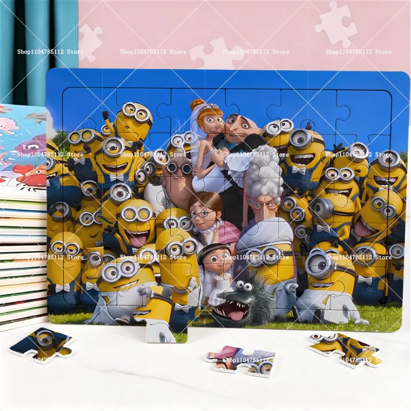 2026 Minions Puzzle Cartoon An - Party Games Simple 评论和价格