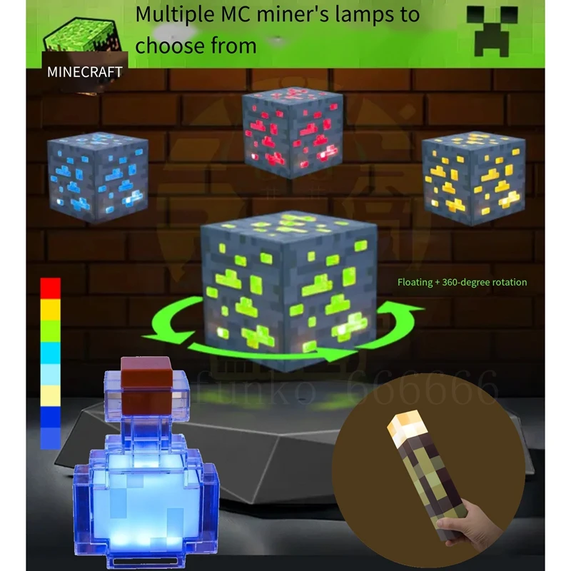 Mini Flashlight Torch Keychain - Party Games Minecraft 评论和价格