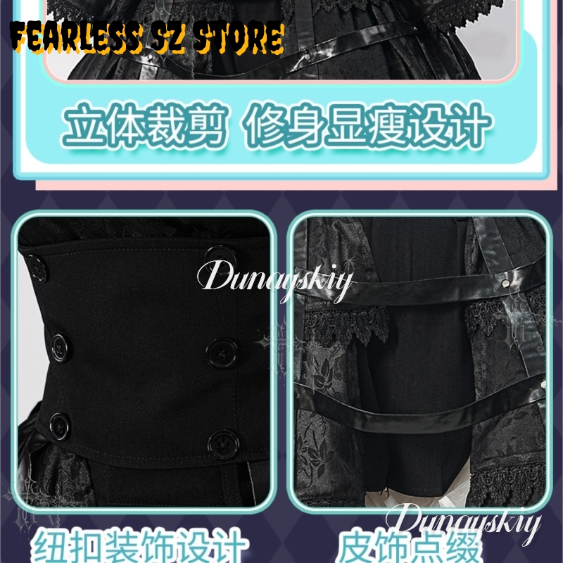 Girl Gothic Dress Halloween Ca - Party Games Girls 评论和价格