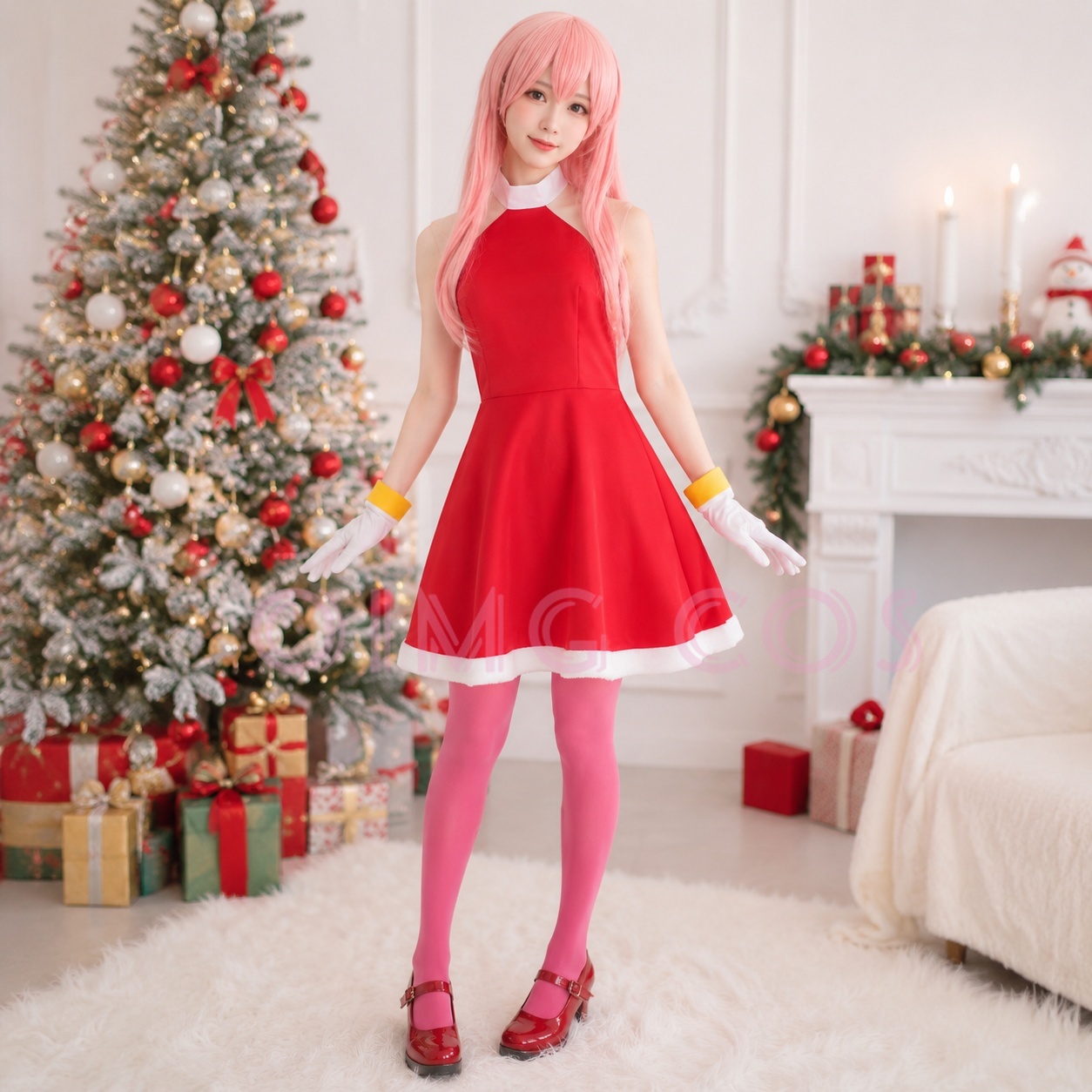 Amy Rose Cosplay Costume Adult - Party Games Carnival 评论和价格