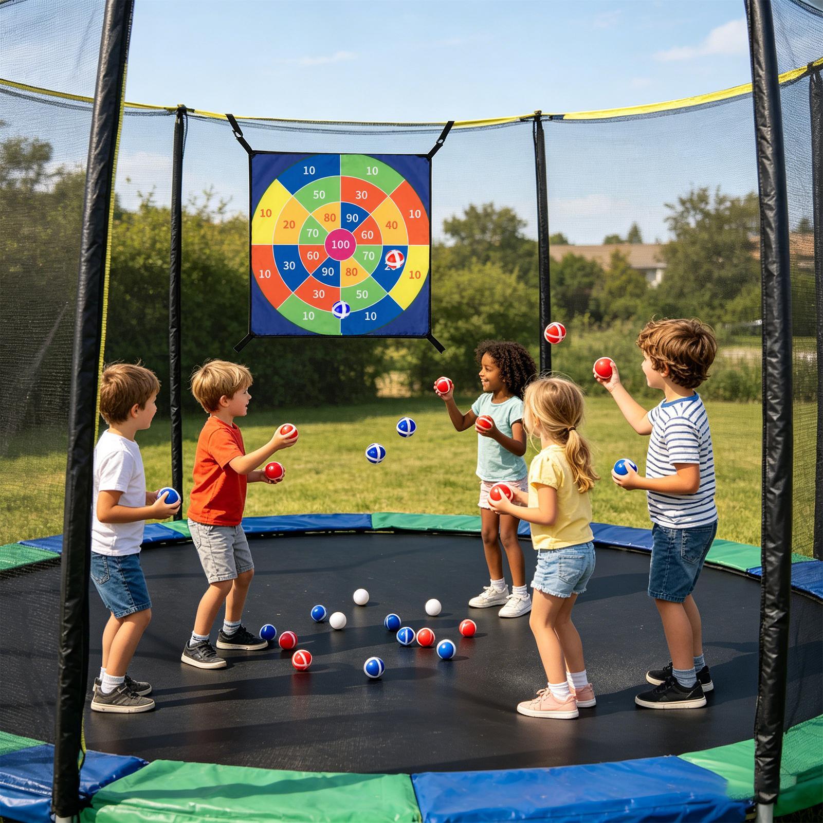 Trampoline Sticky Ball Dart Bo - Party Games For 5 Year Olds Indoors 评论和价格