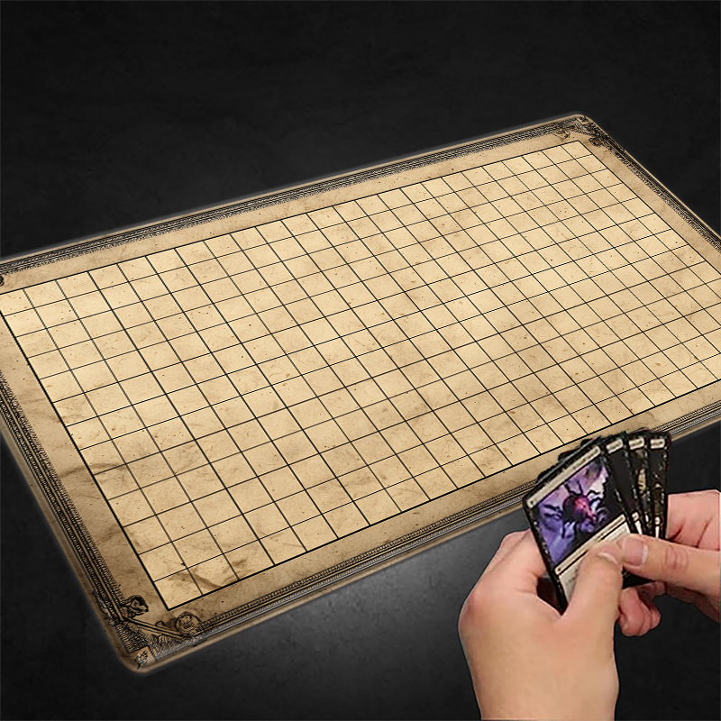 Vintage Grid Tabletop Game Mat - Party Games Simple 评论和价格