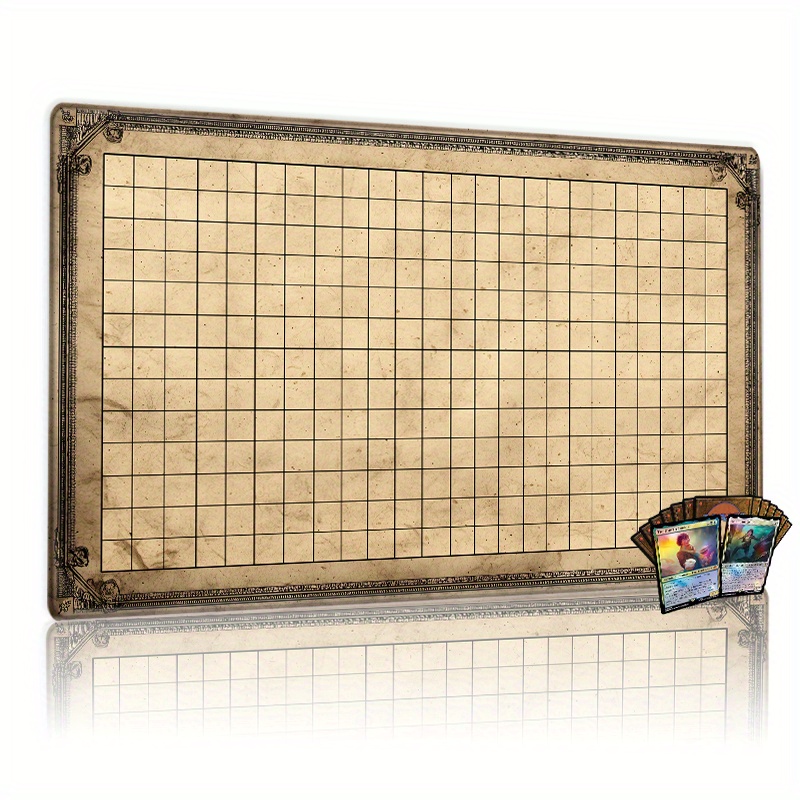 Vintage Grid Tabletop Game Mat - Party Games Simple 评论和价格