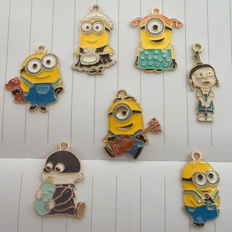 10pcs alloy drip oil cartoon p - Party Games Crazy 评论和价格