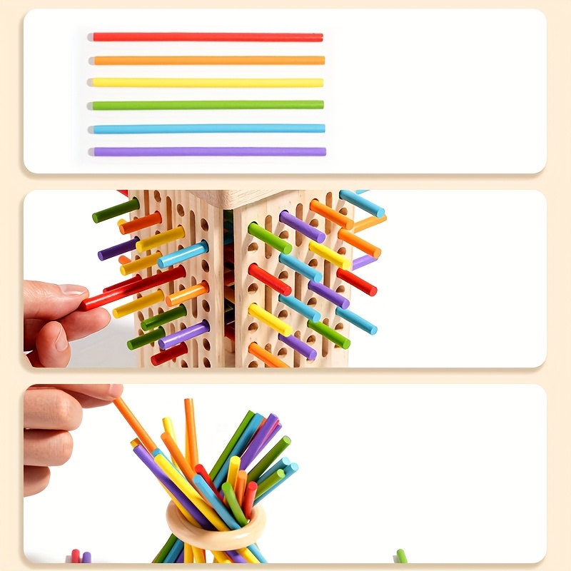 Montessori Wooden Board Game C - Party Games Kids Indoor 评论和价格