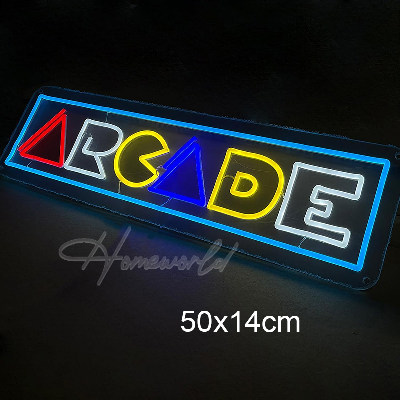Arcade Neon Sign LED Game Room - Party Games Shop 评论和价格