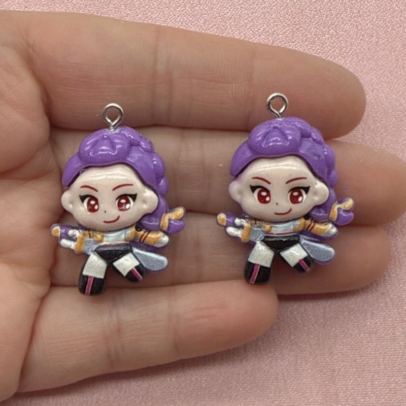 10pcs resin cartoon pendant, D - Party Games Crazy 评论和价格
