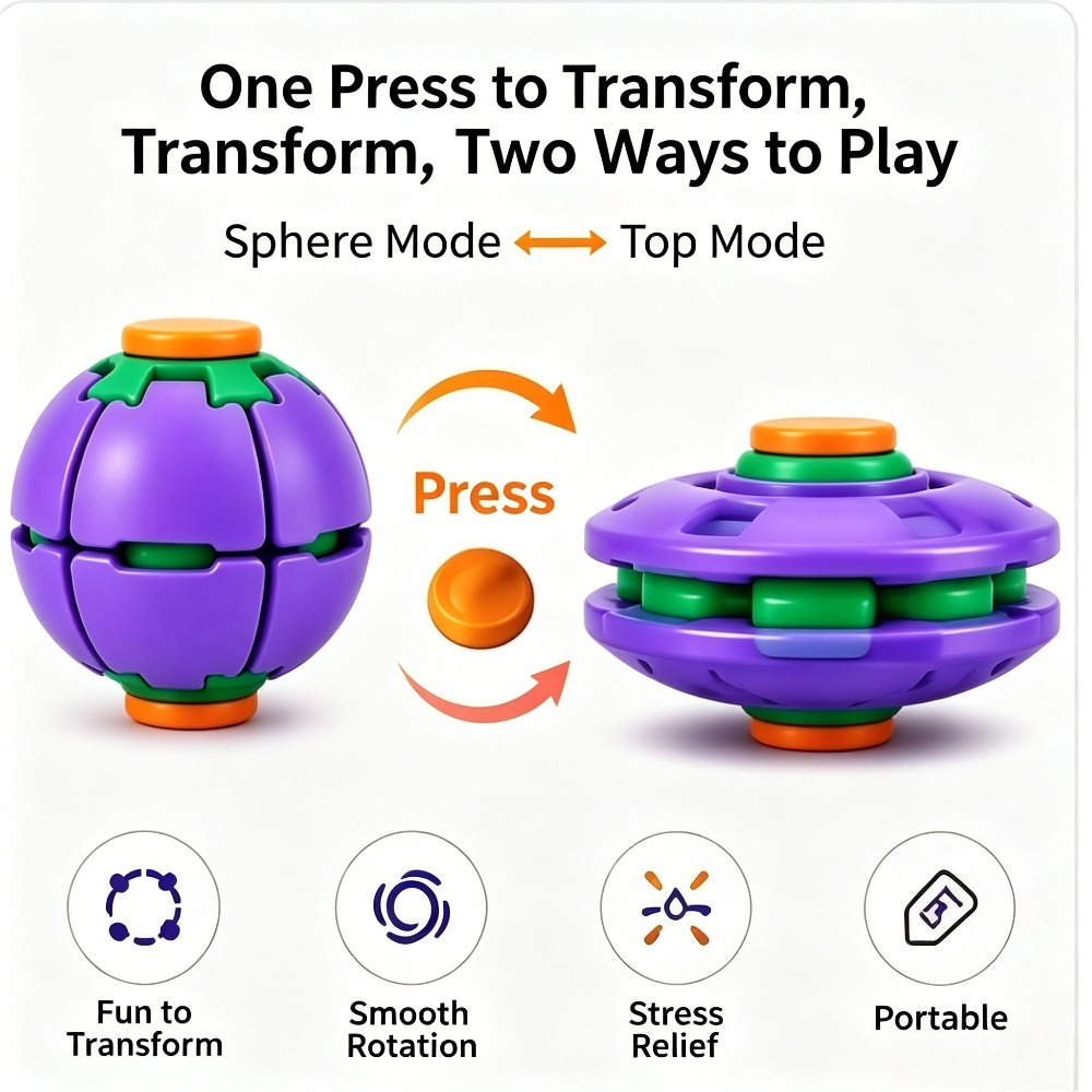 Transforming Fidget Spinner Ba - Party Games Crazy 评论和价格