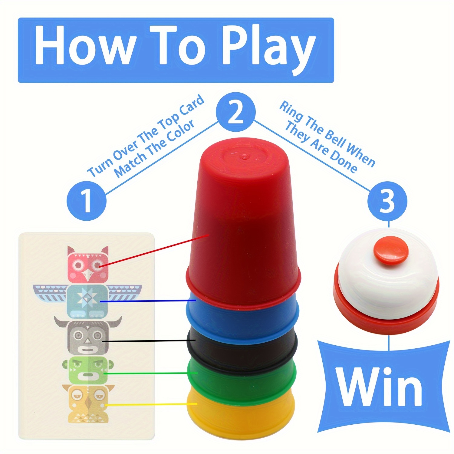 Stacked Cup Chessboard Game To - Quick Games Party 评论和价格