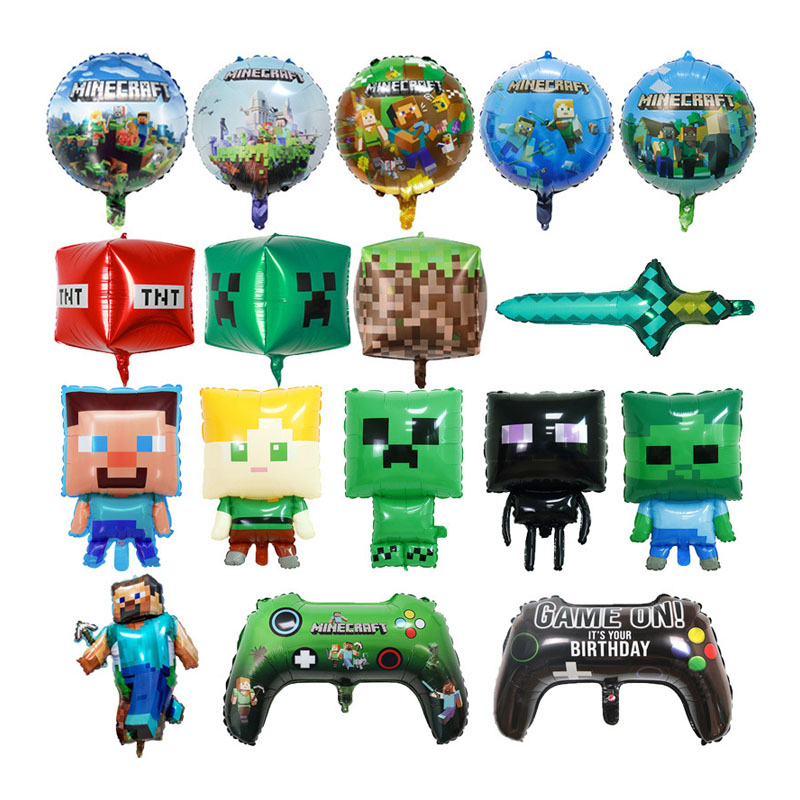 17pcs for Minecrafte Pixel Bal - Party Games Minecraft 评论和价格