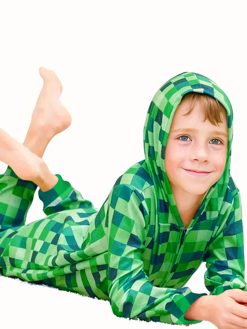 Creeper costume Carnival Boys' - Party Games Minecraft 评论和价格