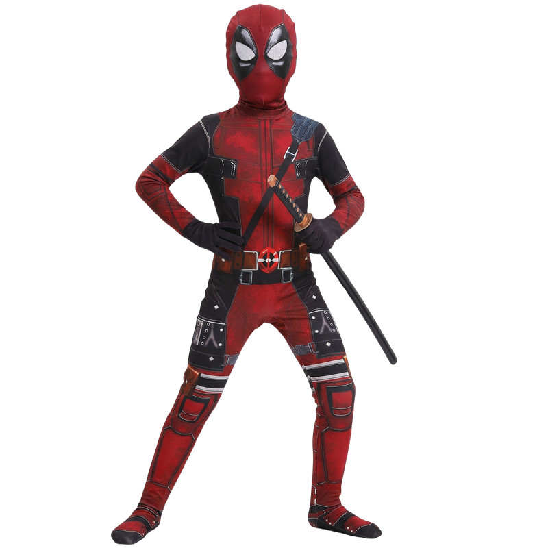 3-12Y Kids Deadpool Costume wi - Party Games Girls 评论和价格