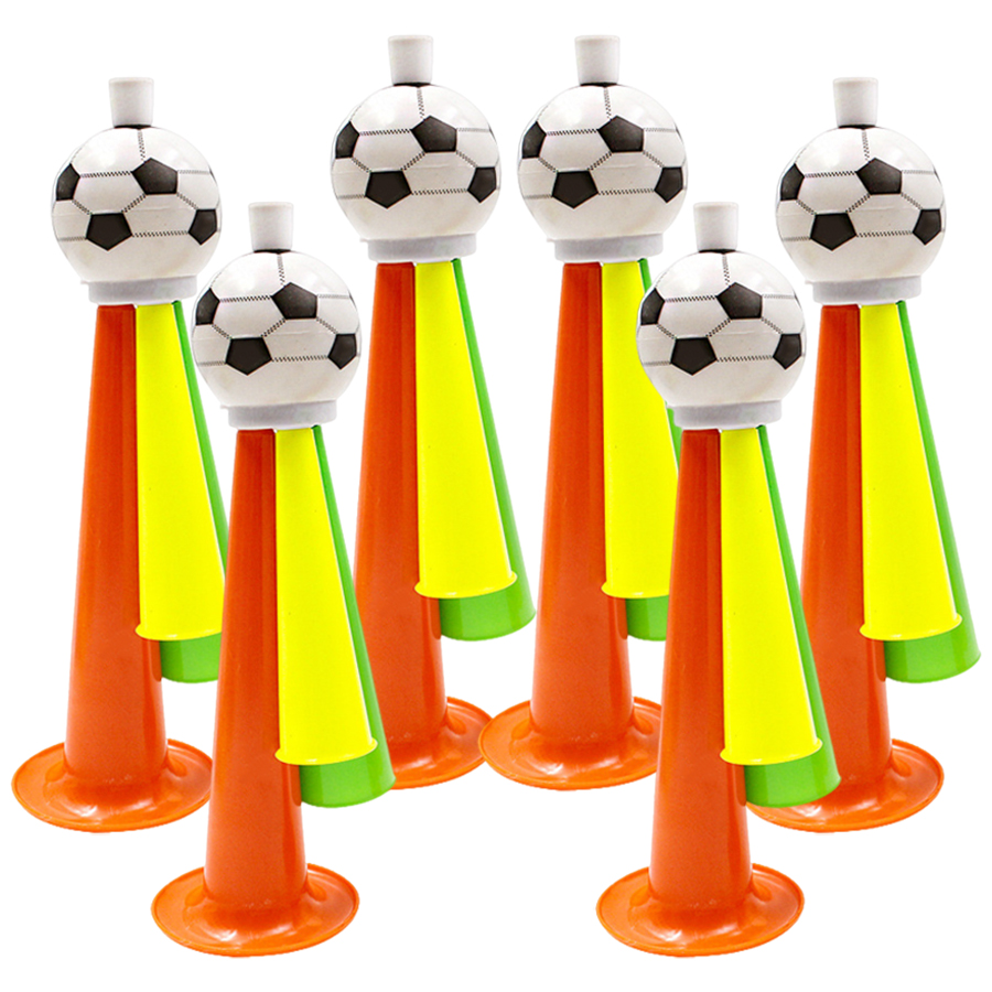 3/6pcs 3-Hole Plastic Football - Party Games No Props 评论和价格
