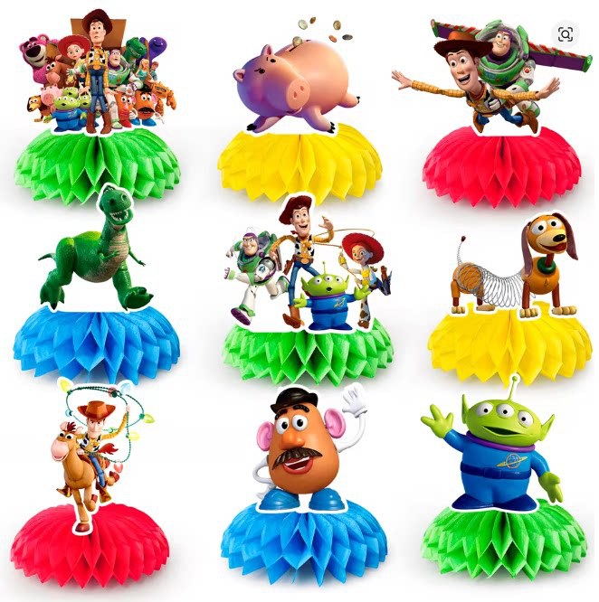 Toy Story 5 Honeycomb Centerpi - Party Games Crazy 评论和价格
