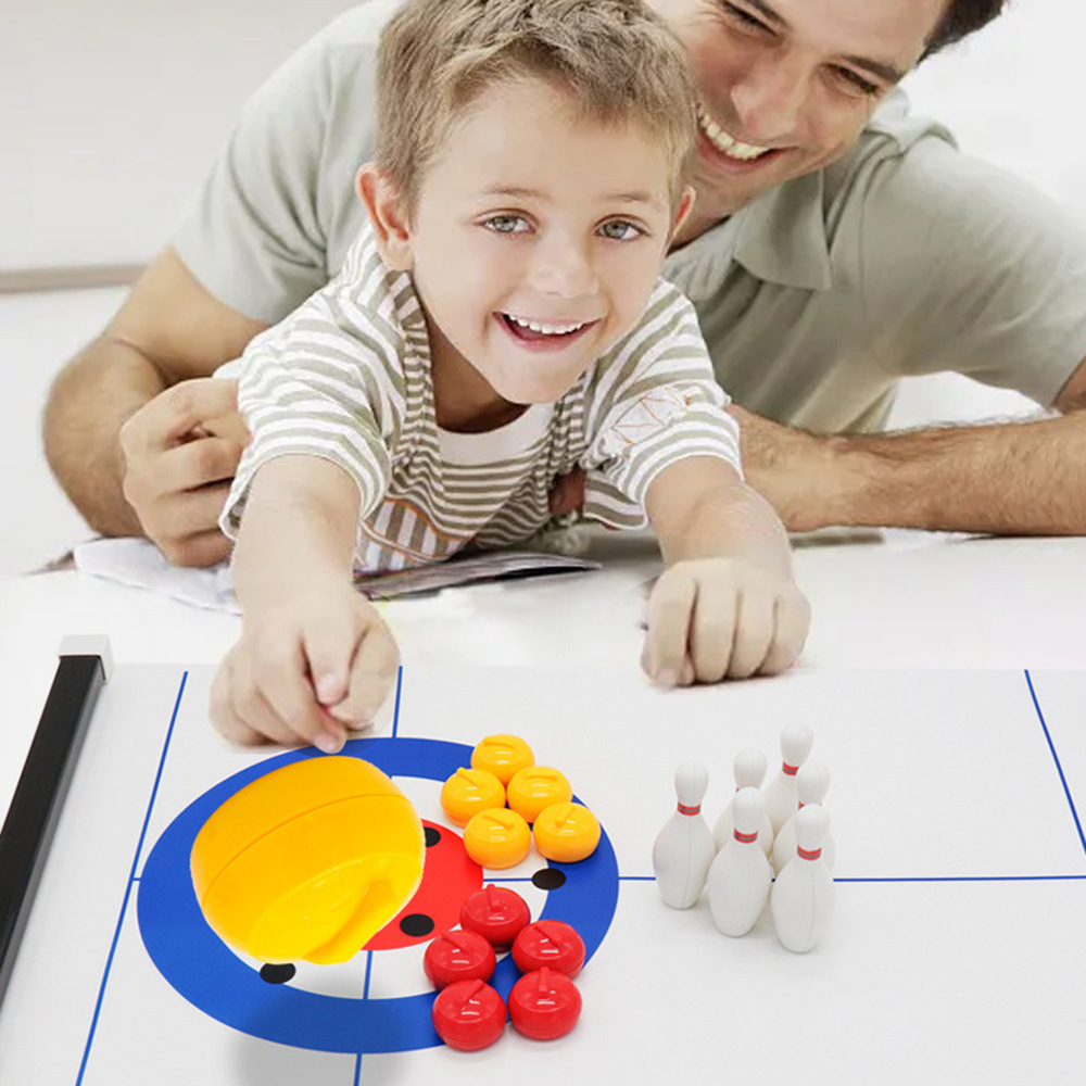 New Mini Curling&Bowling Table - Party Games For 5 Year Olds Indoors 评论和价格