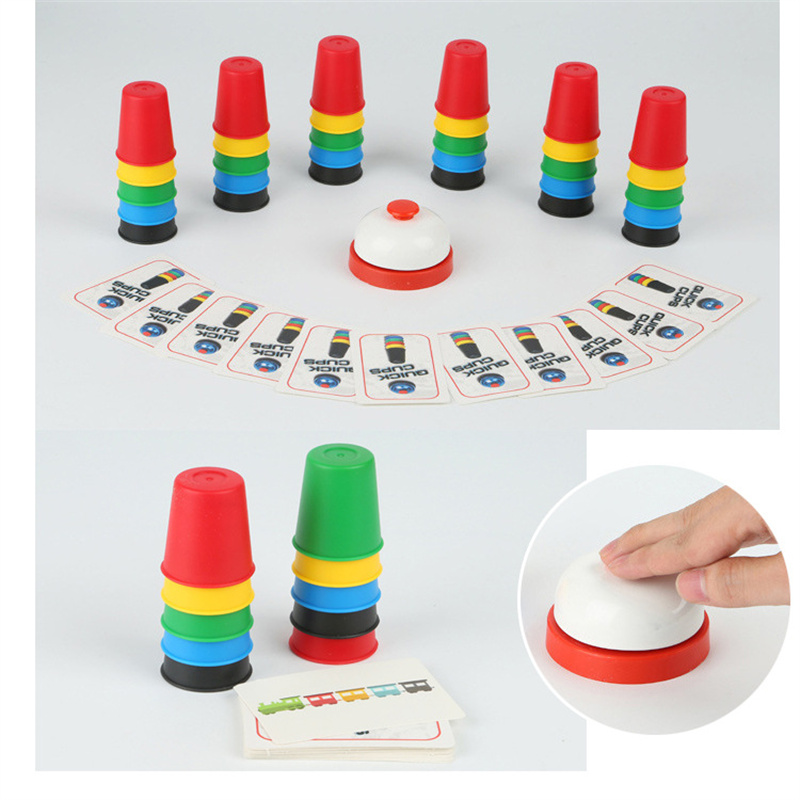 Stacking Cup Board Games Toys  - Quick Games Party 评论和价格