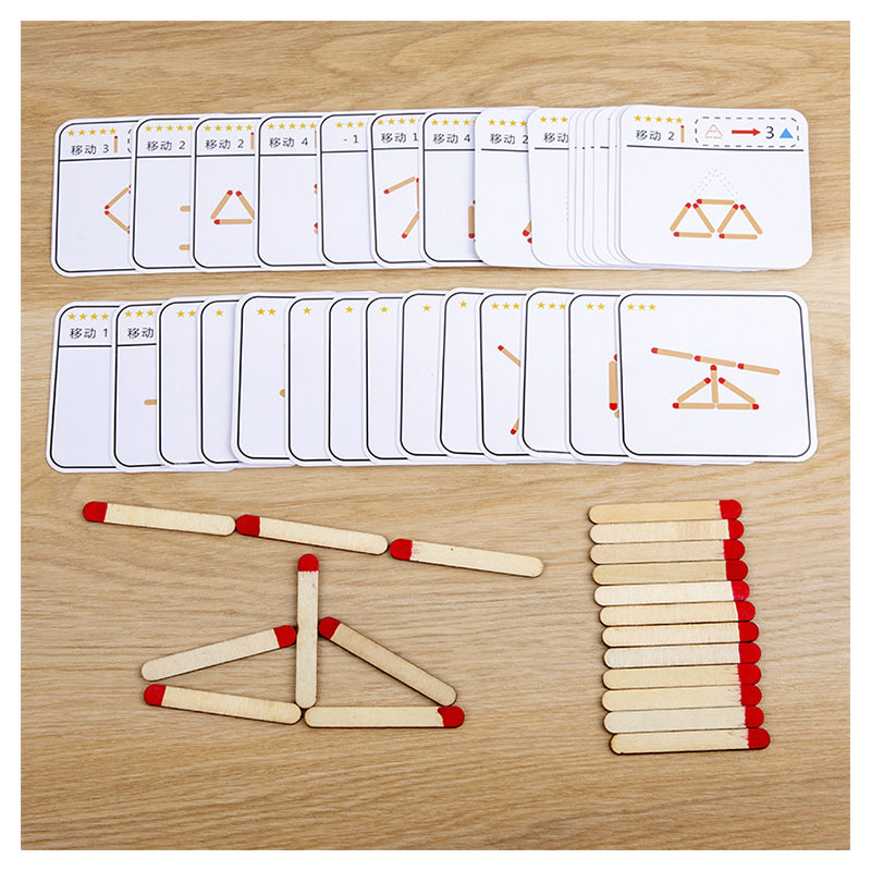 Montessori Matches Puzzles Gam - Party Games Kids Indoor 评论和价格