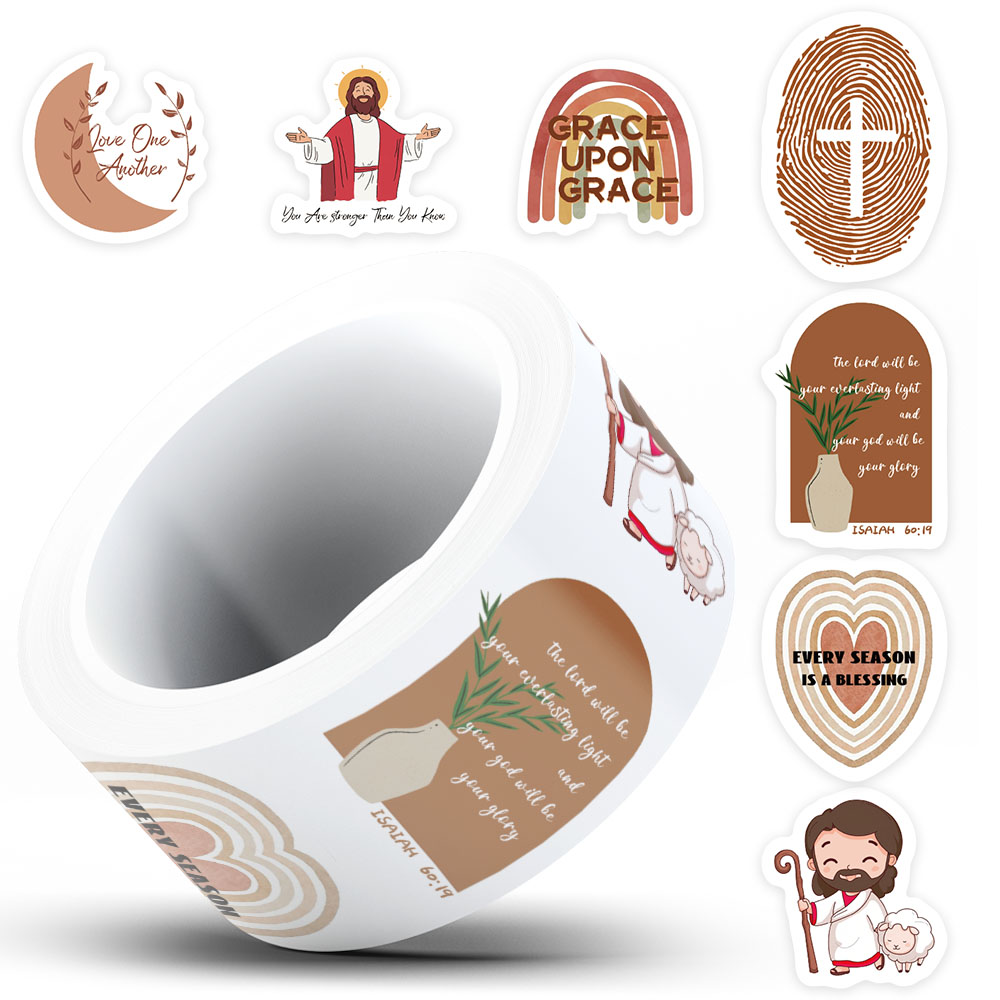 500pcs Jesus Bible Sticker For - Party Games Switch 评论和价格