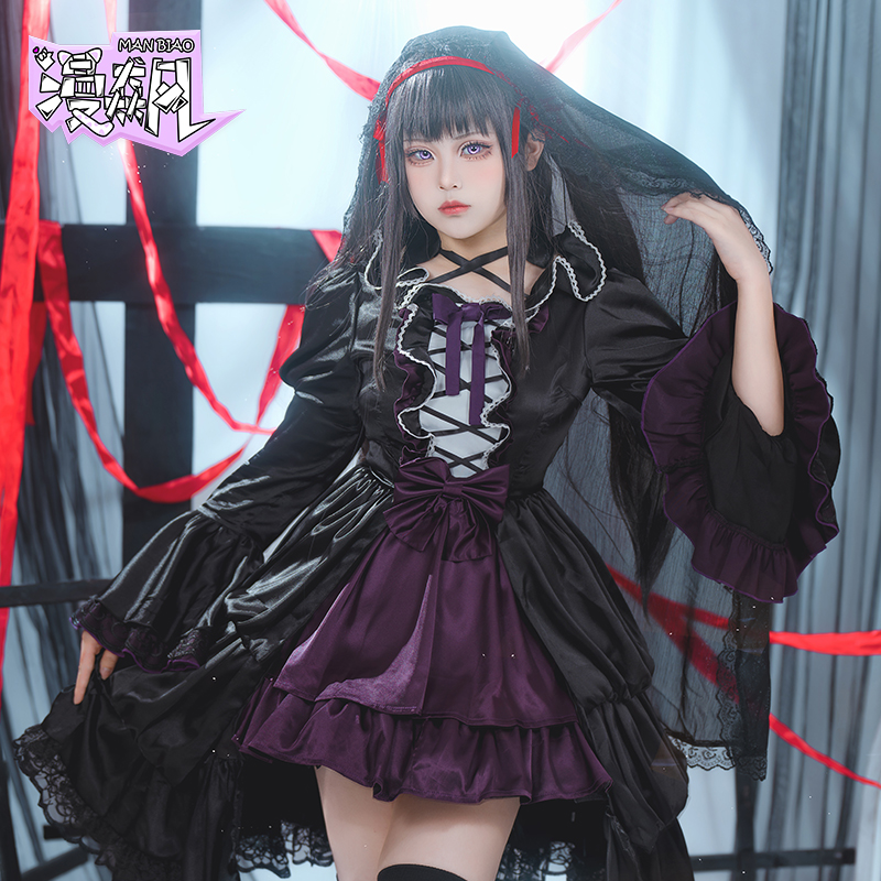Akemi Homura Cosplay Costume P - Party Games New 评论和价格