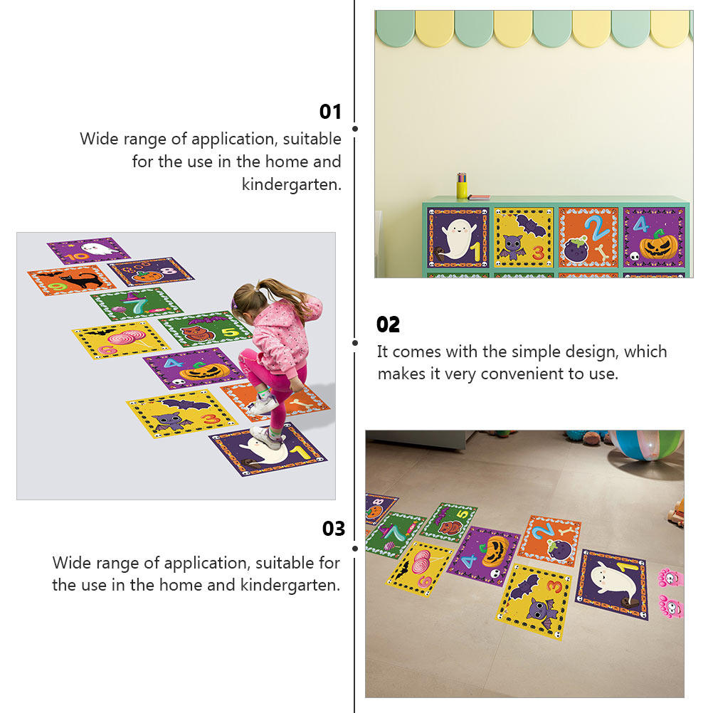 Hopscotch Floor Stickers PVC D - Party Games Simple 评论和价格