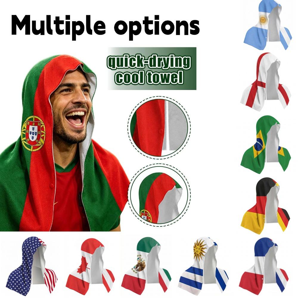 National Flag Hooded Head Scar - Quick Games Party 评论和价格