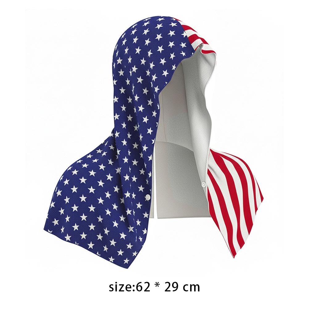 National Flag Hooded Head Scar - Quick Games Party 评论和价格