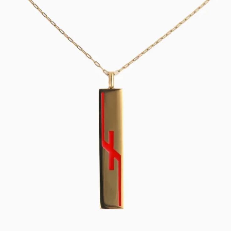 Irregular Red Letter Pendant N - Party Games Simple 评论和价格