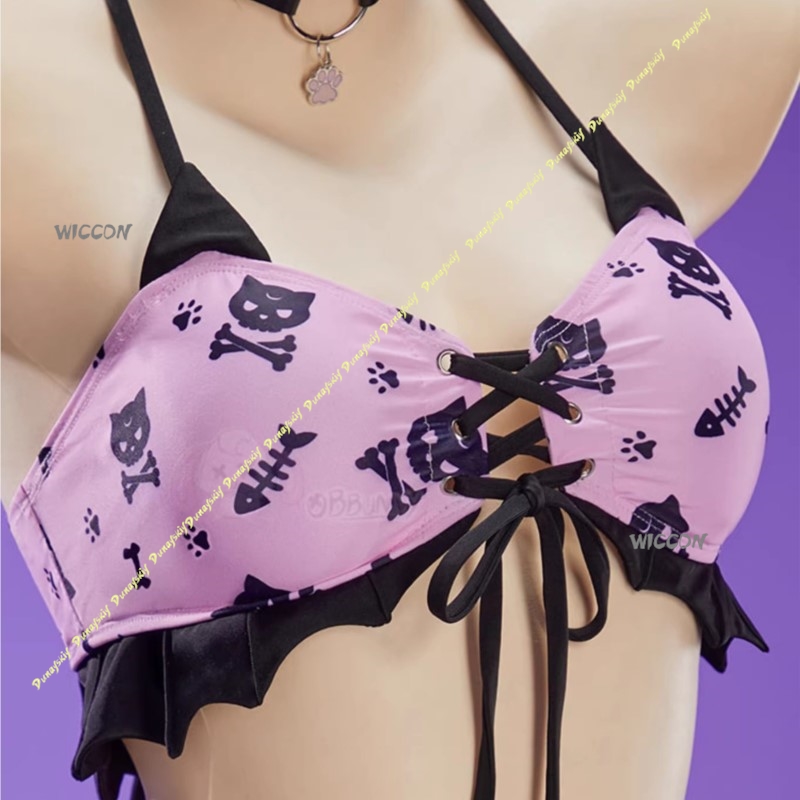 Jirai Kei Women Sexy TwoPieces - Party Games Summer 评论和价格