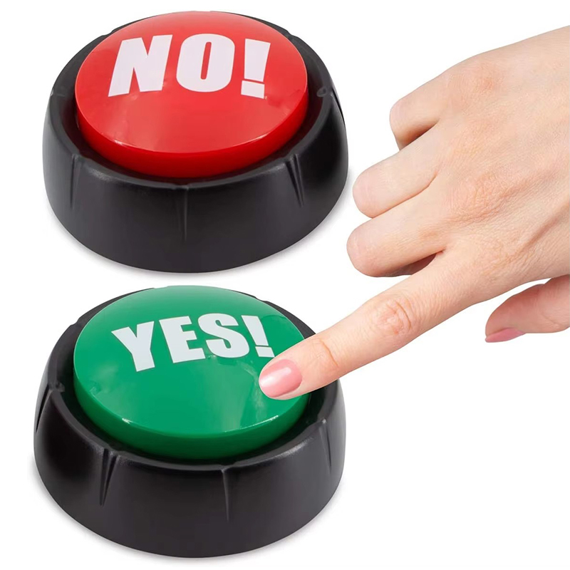 2Pcs Yes No Buzzer Buttons wit - Quick Games Party 评论和价格